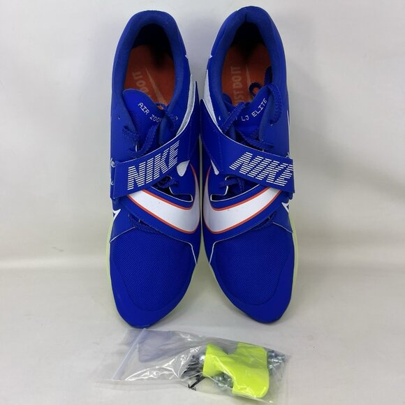 Nike Air Zoom LJ Elite Long Jump Track Spikes Blue Men’s Size 9.5 - Picture 7 of 9